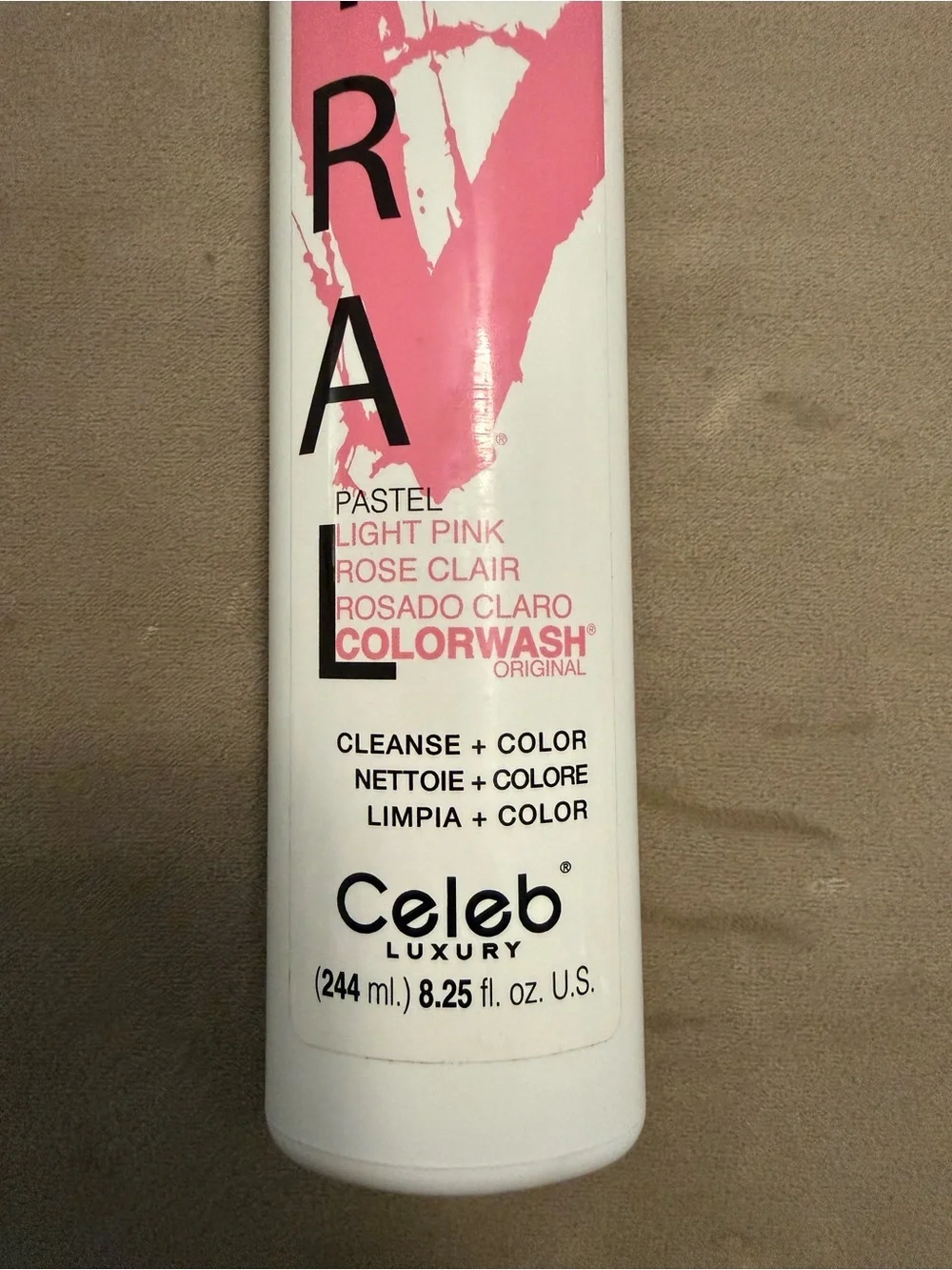 Viral Colorwash Pastel Light Pink 8.25 fl oz